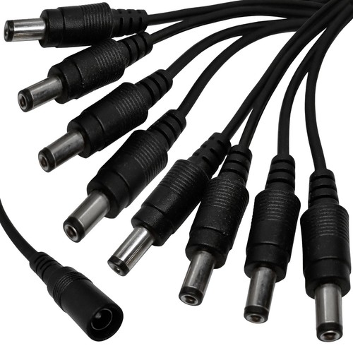 10 Pack - 8 Way Channel DC Power Splitter Adapter Cable for CCTV Security Camera - Picture 8 of 8