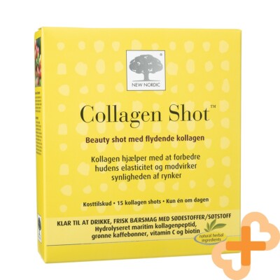 NEU Nordic Collagen Shot Vitamin C Biotin Für Haut Erhalt 15 Portionsbeutel