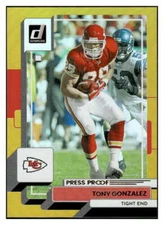 Tony Gonzalez 2022 Donruss Press Proof Premium #280 NFL Chiefs ID:59768