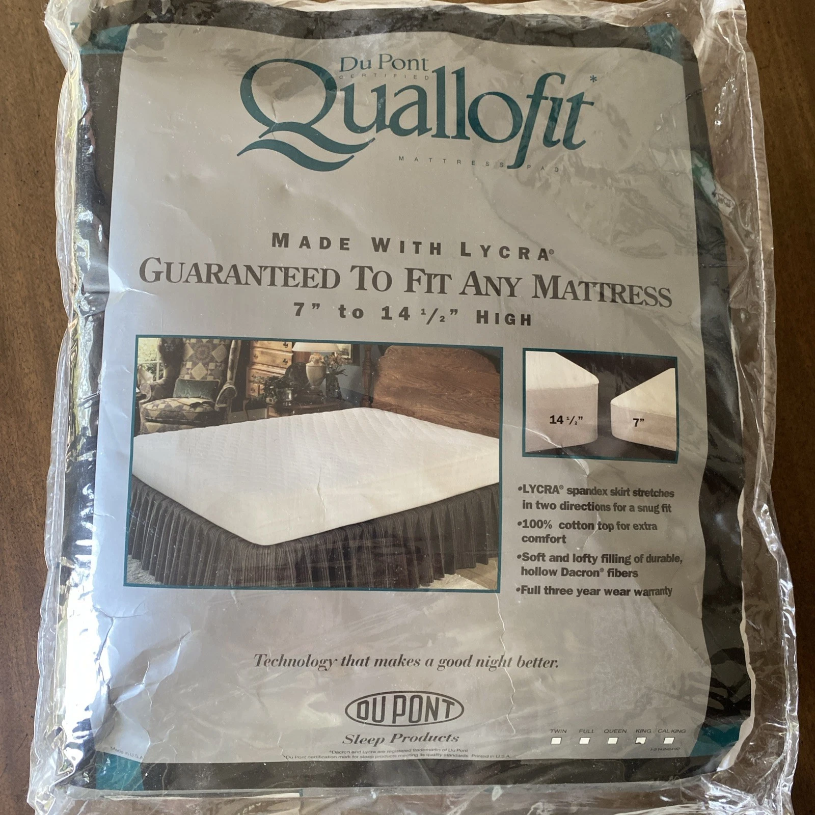 Quallofit Mattress Pad For King Size Bed