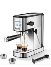 Espresso Machine 20 Bar Espresso Coffee Maker Cappuccino Machine w/ frother Wand
