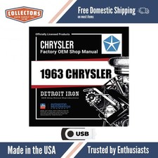1963 Chrysler Shop Manual And Sales Data On Usb