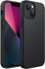 JETech Silicone Case for iPhone 13 mini 5.4-Inch, Silky-Soft Touch Black 