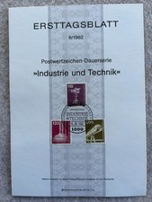 Berlin - Ersttagsblatt - 6/1982 - Dauerserie Industrie + Technik- Mi 668+669+672