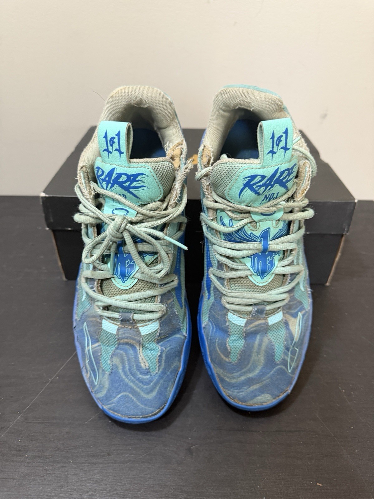 Size 9 - Puma MB.03 Lo Team Hyperlink Blue- Pre Owned-good Condition thumbnail 3