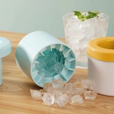 Silicone Ice Cube Mold Ice Cup Summer DIY Refrigerator Freeze Ice Maker