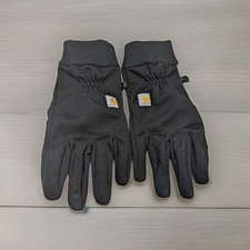 Carhartt Gloves Mens XL Black Winter Wind Fighter Thermal Lined Fleece