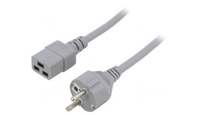5904006702454 SN25-3/15/3GY Kabel: 3x1,5mm2, CEE 7/7 (E/F) wtyk,IEC C19 żeński, 