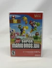 New Super Mario Bros. Wii Nintendo Wii Complete CIB Authentic Tested Mint Disc