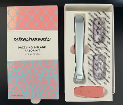 Dazzling 5-Blade Razor Shaving Kit + 2 Cartridges REFRESHMENTS