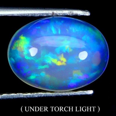 Ovaler AAA Floraler Crystal Fire Opal Mit Farbspiel 4,59 Ct 14x10 Mm Edelstein