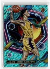 Jalen Hood-Schifino Rookie 2023-24 Topps Chrome Cosmic #165 Aqua Equinox #/149