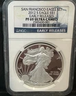 2012-S SILVER EAGLE NGC PF69 ULTRA CAMEO 1 OZ AMERICAN SILVER EAGLE