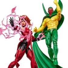 Avengers The Crossing Marvel Legends Vision & Scarlet Witch 6in Action Figures