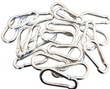 20pc Goliath 3/8" Snap Hooks-Quick Release Clip 800lbs Strength SH38