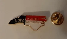 North Carolina State Flag Map Lapel Pin  PREMIUM QUALITY