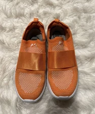 APL Techloom Bliss Mesh Sneakers Orange/White Running Jogging Women's Size 7