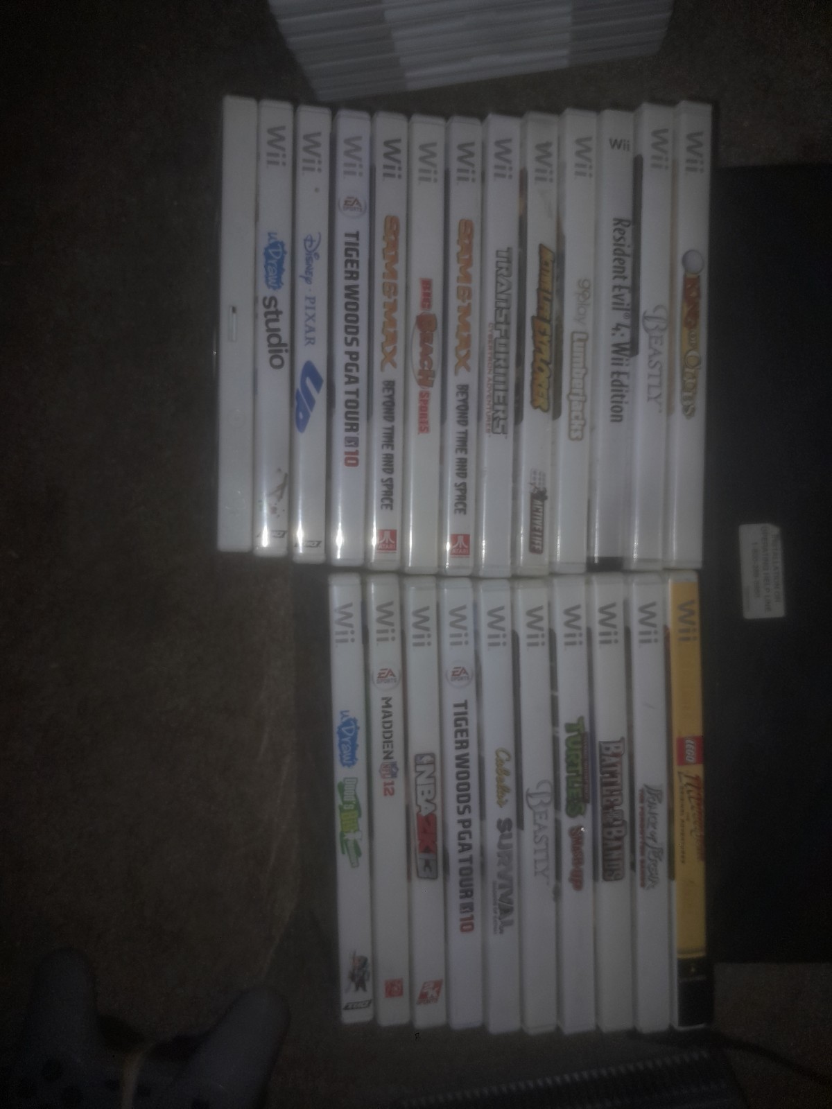 Nintendo Wii Game Lot Bundle Lot Of 26 Video Games Tested Working