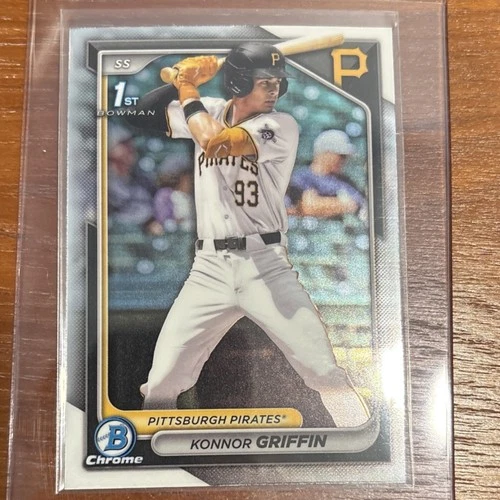 Bowman 2024 Draft Konnor Griffin BDC-55 1st Bowman Pittsburgh Pirates Card