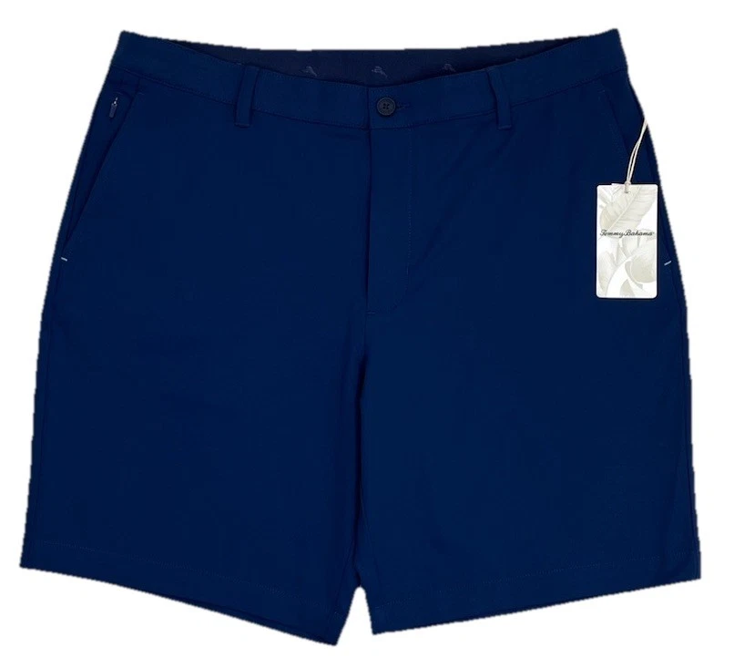 Men's Tommy Bahama Barbados Pro 9 Shorts 38 Island Navy NEW Golf NICE!