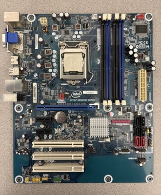 Intel Desktop Board DH55HC Socket LGA1156 DDR3 ATX MB HDMI PCIE X16 w/CPU i5-650