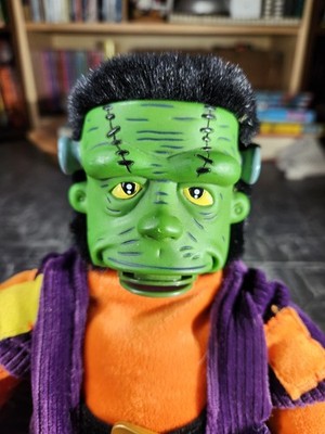 Vintage 90s Halloween Frankenstein Monster Mash Stuffed Plush 12