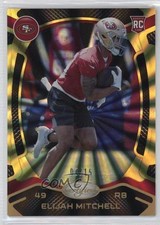 2021 Certified Rookies FOTL FOTL Mirror Gold 7/15 Elijah Mitchell #179 2l4