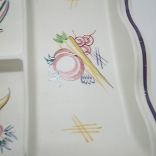 Vintage Poole Pottery Traditional Ware 4 Section "Hors D'oeuvre" Serving Platter - Picture 5 of 13
