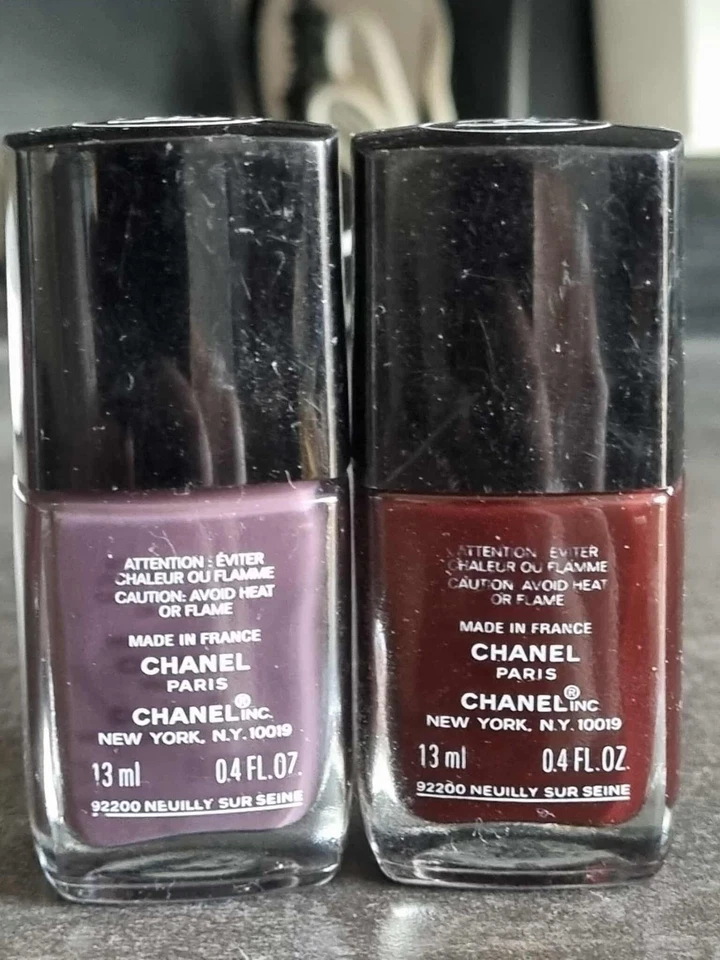 2er Set CHANEL Le Vernis Nagellack - 603 Charivari, 18 Rouge Noir - Bild 2 von 2