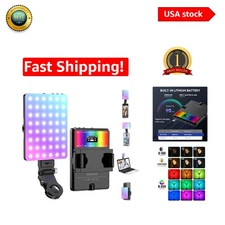 360° RGB Video Light with Dual Charging & Professional Settings - For Creators
