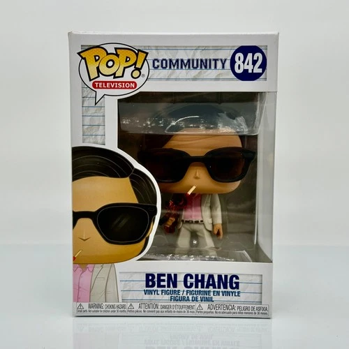 Funko Pop! Television #842 Ben Chang Community New w/ Protector *Vaulted*