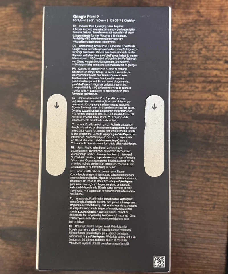 Google Pixel 9 128GB 5G Unlocked 12GB Ram New - Obsidian Black - 2 year warranty - Image 2 of 4