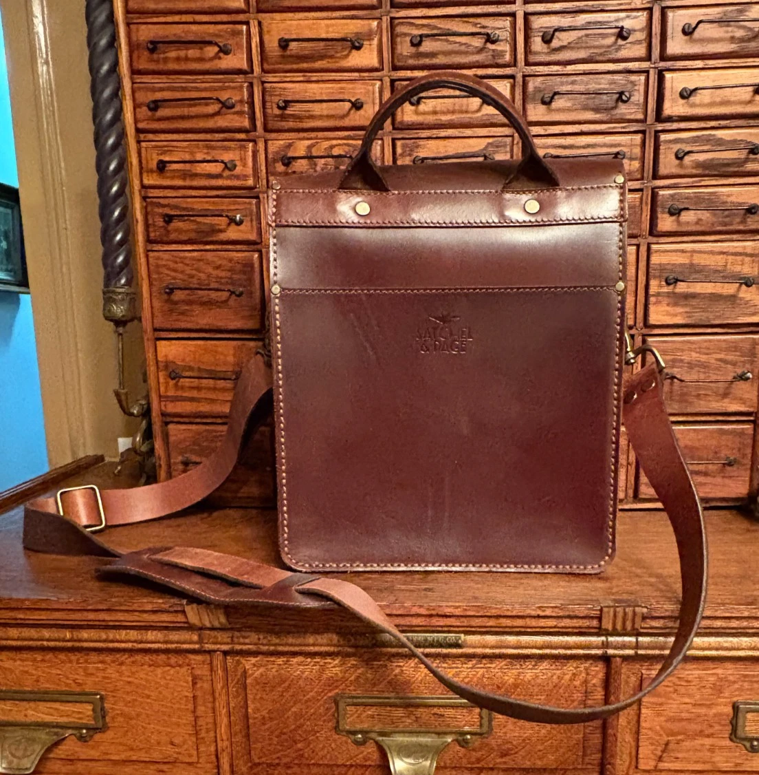 Leather Satchel Vintage Bags, Handbags & Cases for sale | eBay