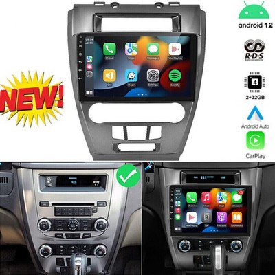 For Ford Fusion 2010-2012 Wireless CarPlay 2+32G Android 12 Car Radio Stereo GPS