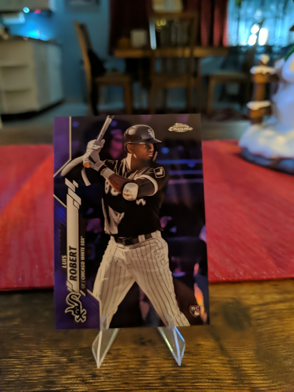 2020 Topps Chrome Luis Robert RC #60 Purple Refractor /299