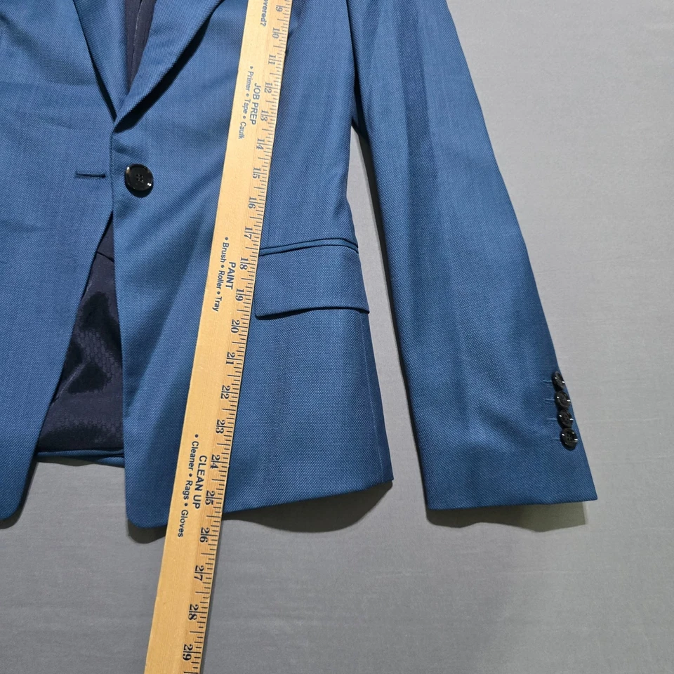 Hugo Boss 女式 Jolisana Blazer, US 2 蓝色玉梦幻运动外套 — 第 2/4 张图片