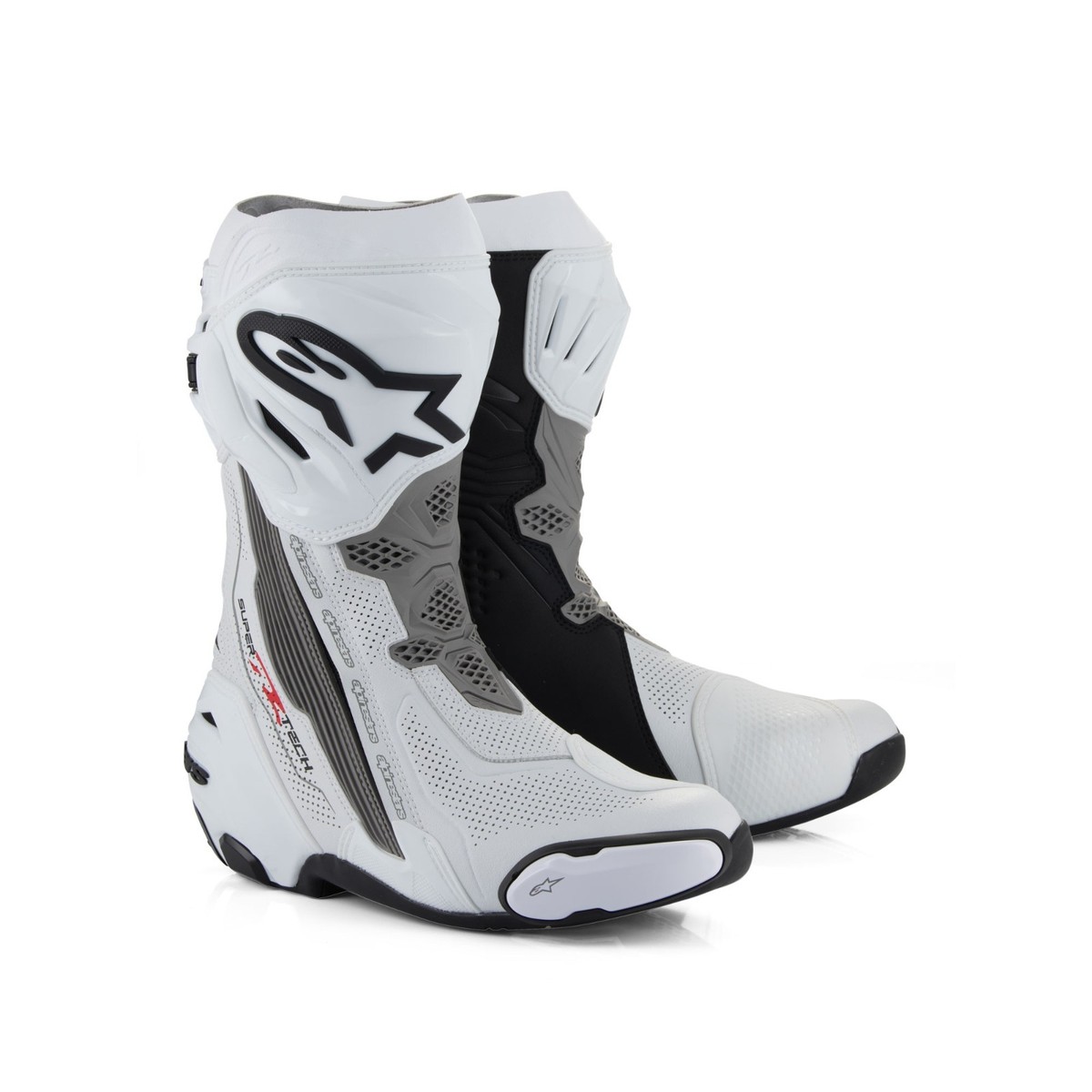 Alpinestars SupertechR サイズ43 ホワイト Alpinestars Supertech R Vented Motorcycle Bike Sports Trace Race