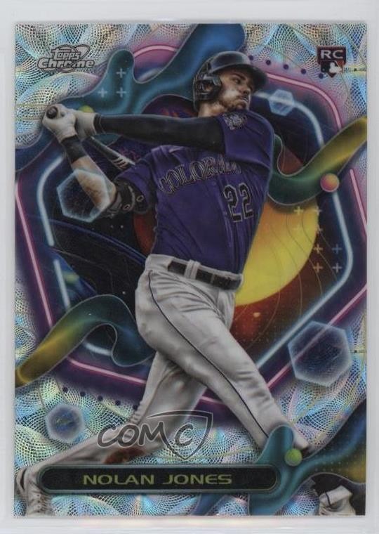 2023 Topps Cosmic Chrome Nucleus Refractor Nolan Jones #74 12b0