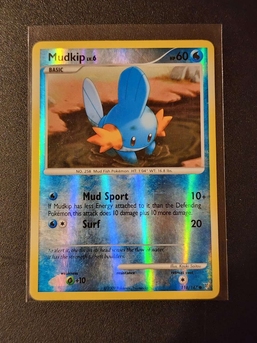 Pokemon Mudkip Reverse Holo Card 116/147 Supreme Victors 2009 | eBay