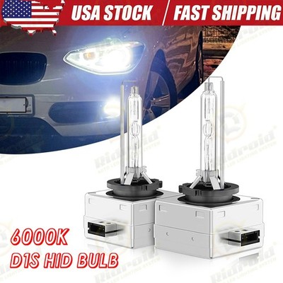 2x D1S 35W Xenon HID Headlight Bulbs 66144 85140 OEM High Low Beam Replacement