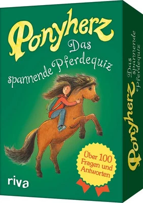 RIVA VERLAG Ponyherz - Das spannende Pferdequiz | Über 100 Fragen und Antworten | Box | 2021