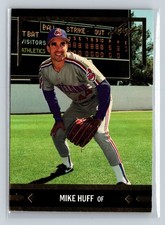 1991 Leaf #BC22 Mike Huff Gold Rookies