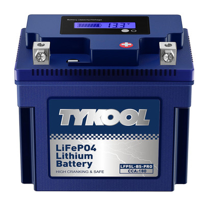 Tykool Ytx5L-Bs High Performance Lithium Lifepo4 Motorcycle Battery12.8V