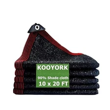 90% Shade Cloth, Dog Kennel Outdoor Cover 10 x 20 FT Garden Netting,  Shade Mesh