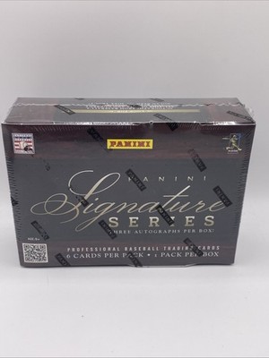 2012 PANINI SIGNATURE SERIES BASEBALL Sealed HOBBY Box TROUT HARPER ICHIRO ROSE