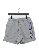 Alessandro Zavetti swim trunks in grey RRP 30