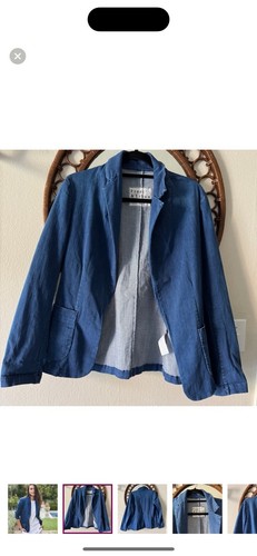 Frank And Eileen Dunking Denim Blazer