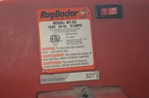 RUG DOCTOR COMMERCIAL WIDE TRACK WT-R2A CARPET CLEANER - Picture 10 of 17