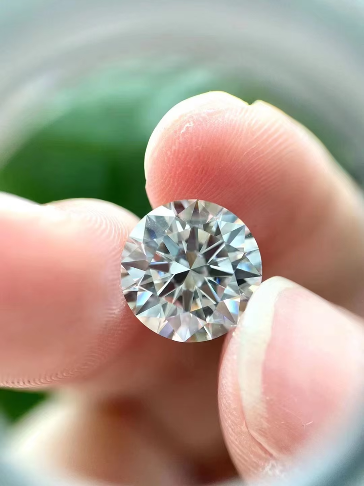 Certified 5 Ct Natural D color Round Cut Top Quality Loose Lab ground