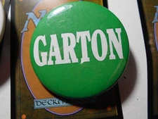 2-1/4" Garton unknown office and location cello pinback button